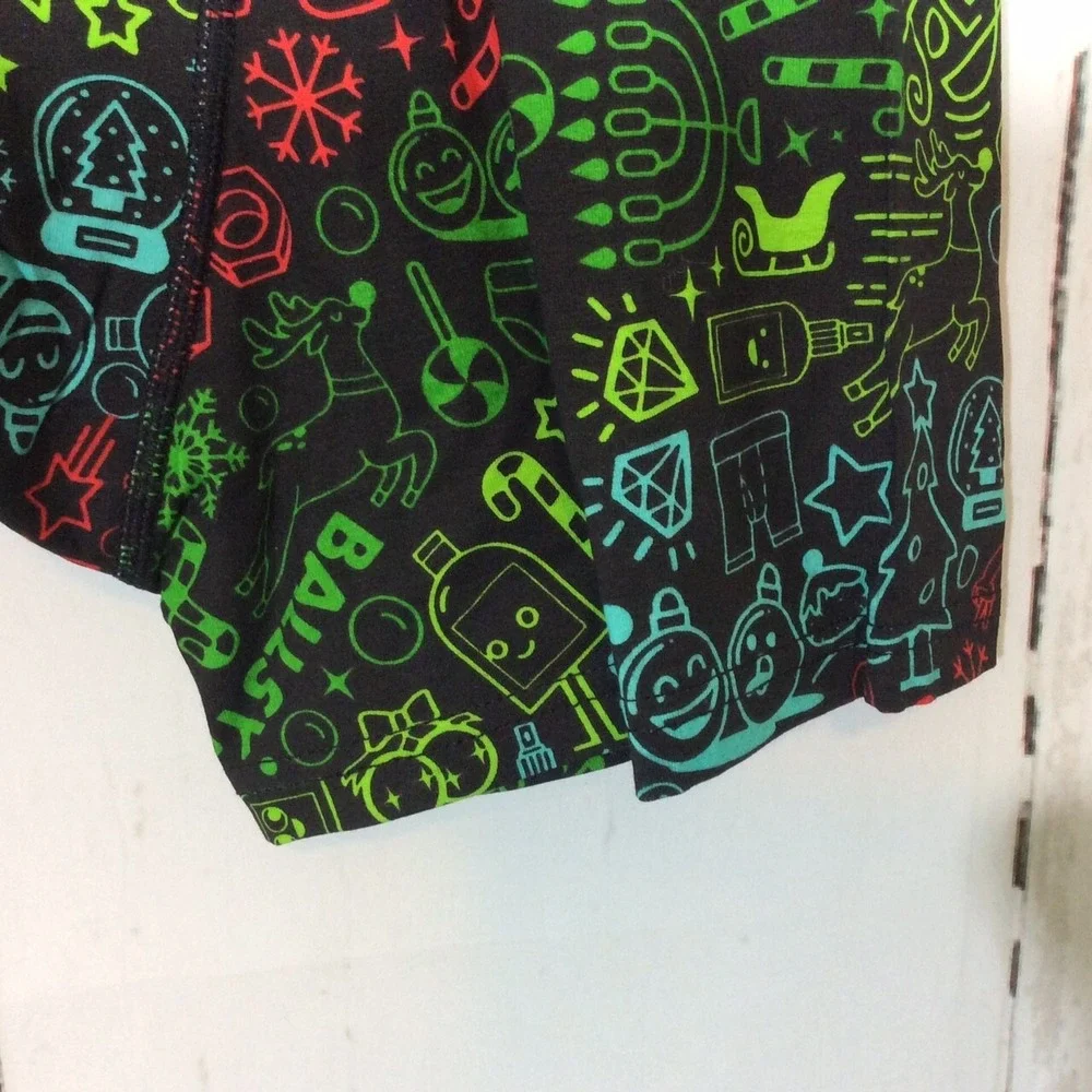 Ballsy Brand Men's Christmas Underwear Holiday‎ Boxer Briefs Size L Novelty Fun